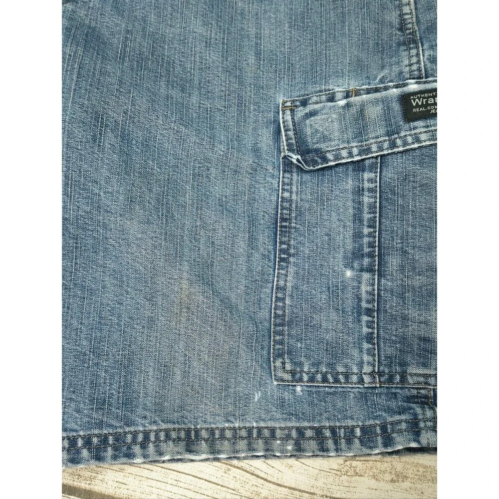 Wrangler Cargo Jean Shorts Jorts Size 36